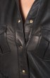 BLACK LEATHER DRESS /COAT
